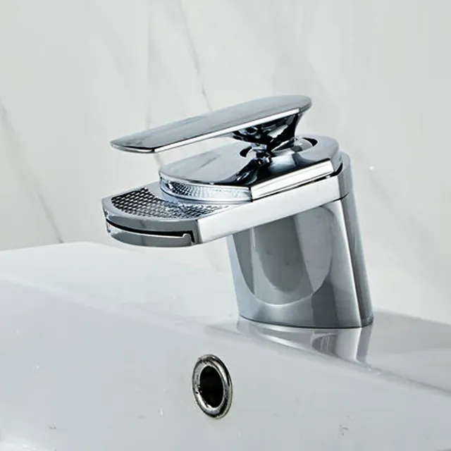 Cascade lavabo en laiton mitigeur de lavabo à poignée… – vue 2