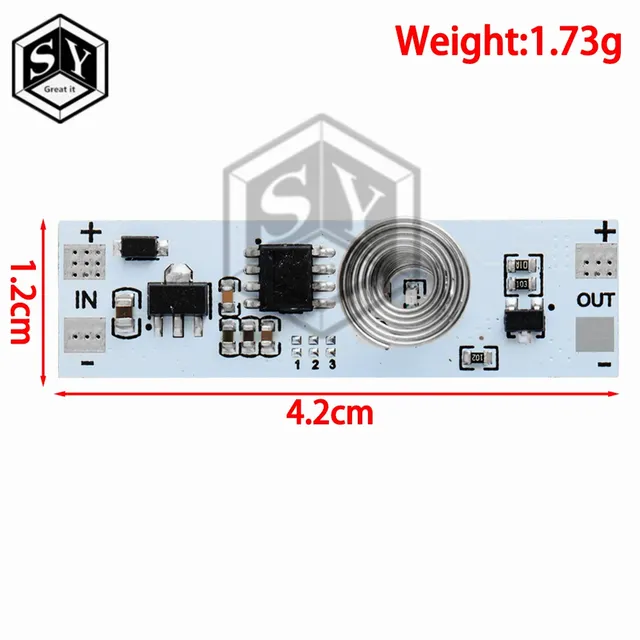 Module capacitif de commutateur tactile 5V-24V 3A – vue 4