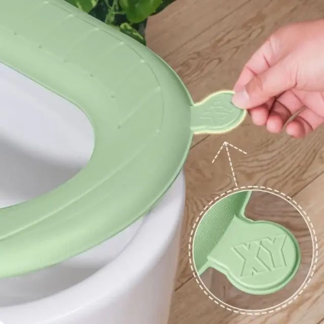 Housse de siège de toilette souple avec poignée EVA – vue 5