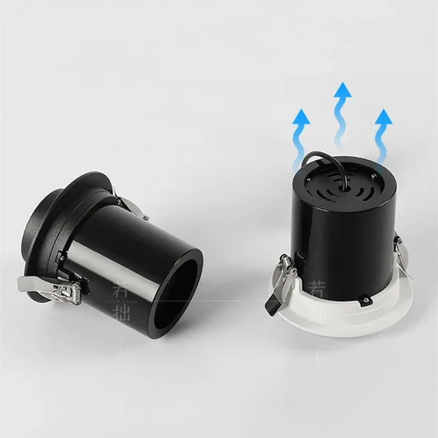 Dimmable Rotation LED Downlights 24W/20W/18W/15W/12W/9W… – vue 2