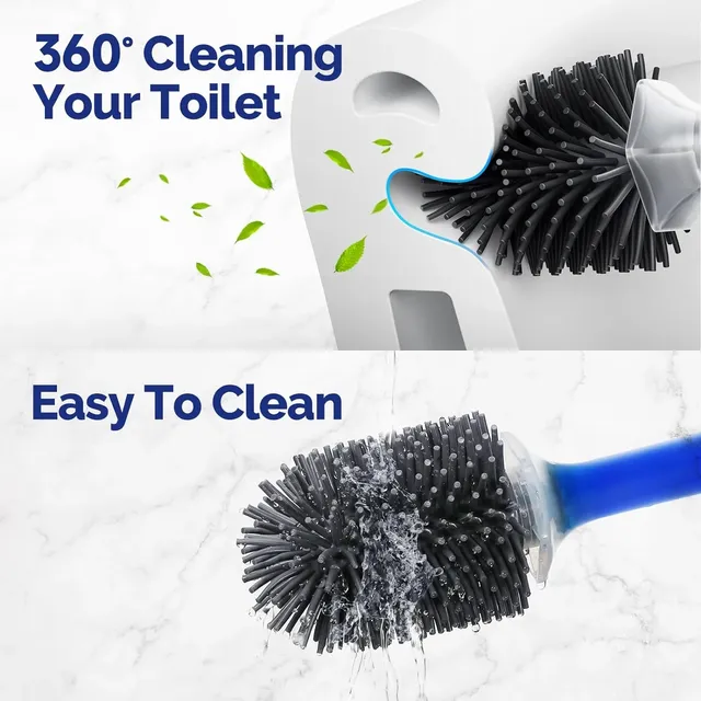 Pulvérisateur d'eau Brosse de toilette en silicone 40 cm… – vue 2