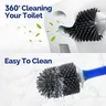 Pulvérisateur d'eau Brosse de toilette en silicone 40 cm… – vue 2