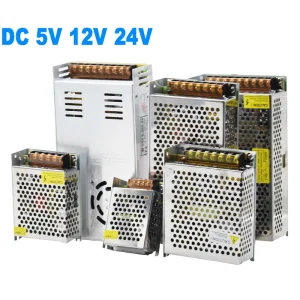 Alimentation cc 1A 5A 10A 20A 25A 30A 40A 50A 60A, transformateur 220V à 12V 24V 5V, convertisseur de transformateur, pilote LED, éclairage LED Alimentation cc 1A 5A 10A 20A 25A 30A 40A 50A 60A, transformateur 220V à 12V 24V 5V, convertisseur de transformateur, pilote LED, éclairage LED