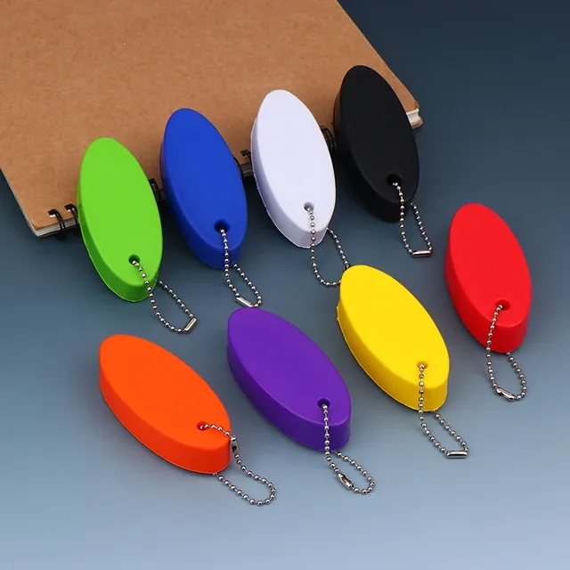 Porte-clés flottant ovale en mousse – vue 4