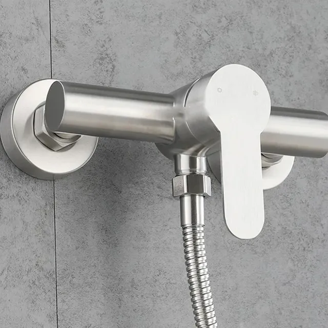 Robinet de lavabo de salle de bains en acier inoxydable – vue 2