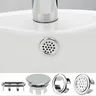 Anneau débordement lavabo chromé plastique antirayure… – vue 1