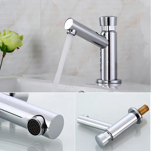 Robinet lavabo monocommande monotrou tactile pression… – vue 5