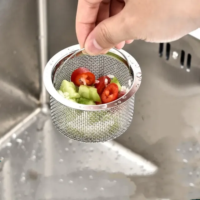 Filtre de vidange d'évier en acier inoxydable durable – vue 2