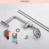 Robinet de cuisine tactile gris mains libres – vue 6