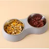Double bol de nourriture pour animaux de compagnie – vue 5