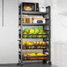 Chariot rangement cuisine mobile multifonctionnel panier… – vue 2