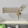 Robinet mural cuisine articulé double bras pivotant bec… – vue 3