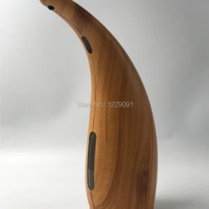 distributeur automatique savon liquide capteur intelligent sans contact ABS 300ml étanche lavable antiinfrarouge antiinterférence détection réglable dosage fenêtre niveau bois