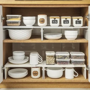 Armoire de cuisine, support de rangement multifonctionnel, étagère d&rsquo;organisation de comptoir, matériau ABS, étagère d&rsquo;organisation à usage domestique