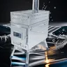 Poêle à bois multifonctionnel en acier inoxydable – vue 6