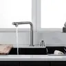 Robinet d'évier de cuisine extractible en acier inoxydable – vue 2