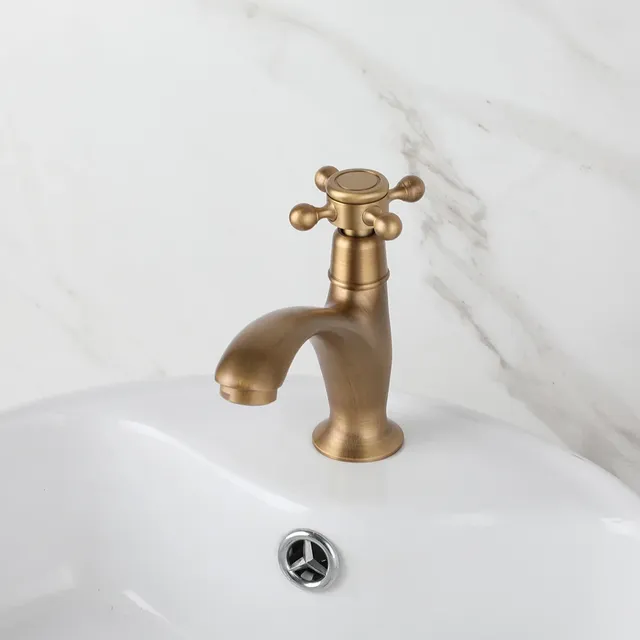 ZAPPO robinet d'eau froide simple en laiton Antique – vue 4