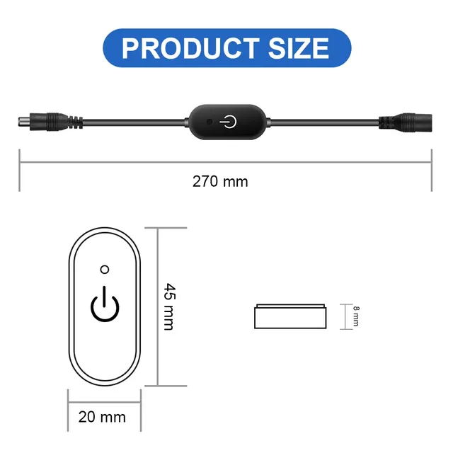 LED bande tactile variateur luminosité gradation… – vue 5