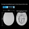 Siège toilette épais fermeture lente amortie plastique… – vue 3
