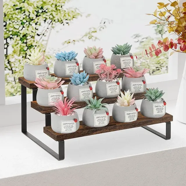 Présentoir en bois support de support cuisine en bois 3… – vue 3