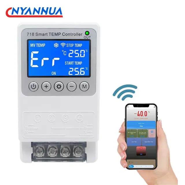Contrôleur température intelligent WiFi écran LCD…