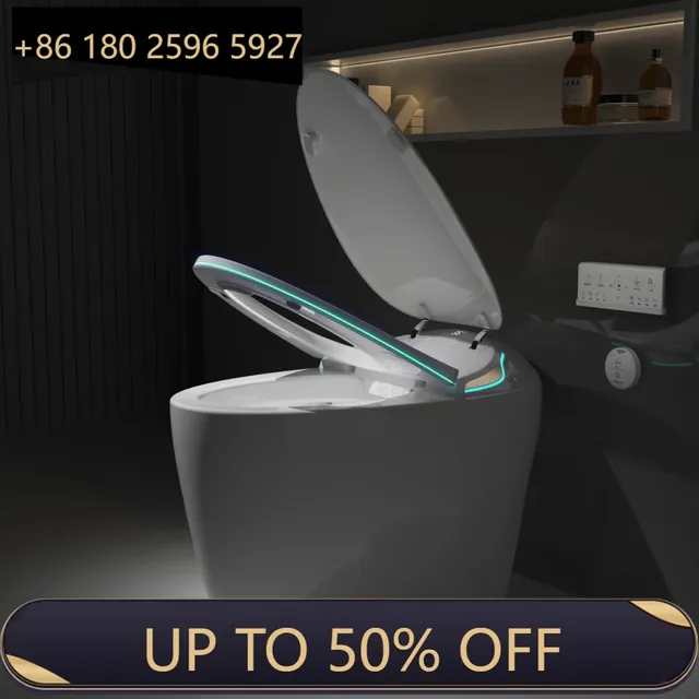 Toilettes intelligentes uniques avec bidet intégré