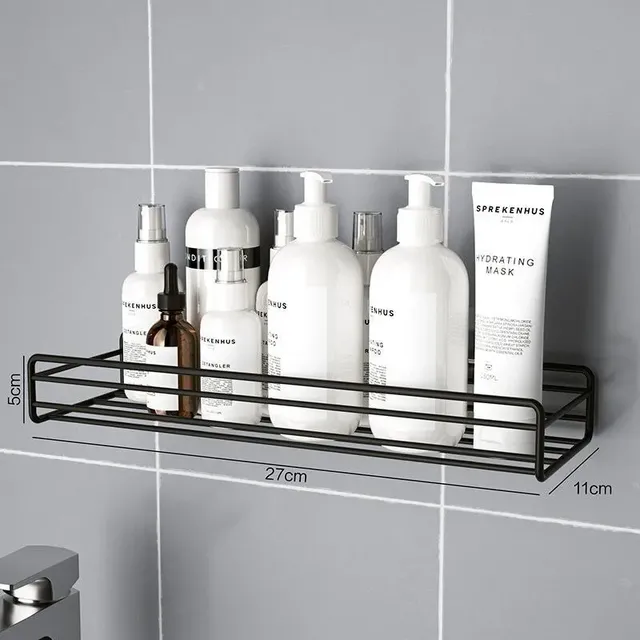 Étagère murale autocollante sans perçage angle douche… – vue 4