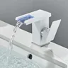 Robinet lavabo haut court luxe chrome laiton mitigeur… – vue 6