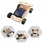 Kit de modèle de voiture à énergie solaire, jouet éducatif pour enfants, ensemble de jeu d&rsquo;expérimentation scientifique, assembler votre propre véhicule à carburant solaire