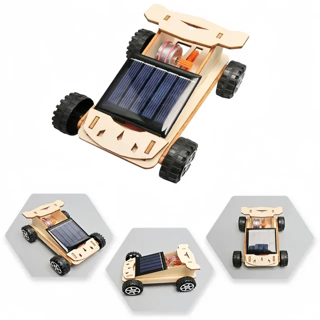 Kit de modèle de voiture à énergie solaire