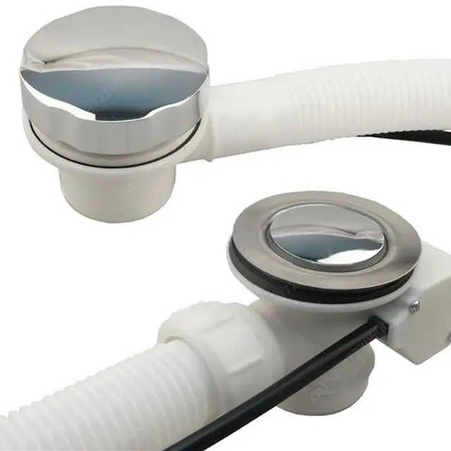 Kit vidange baignoire trop plein siphon flexible tuyau… – vue 5