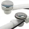 Kit vidange baignoire trop plein siphon flexible tuyau… – vue 5