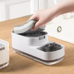 Distributeur automatique de liquide Regina, accessoires de salle de bain, boîte de rangement pour éponge et brosse
