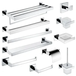 Porte-serviettes en acier inoxydable et Nickel