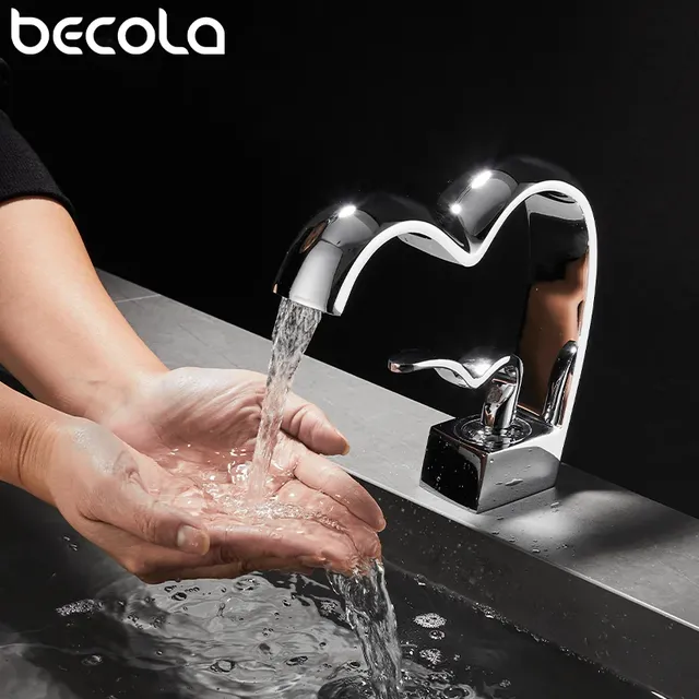 BECOLA cascade bassin robinet plate-forme bassin… – vue 3