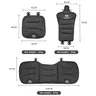 Coussin de siège de voiture en velours doux – vue 4