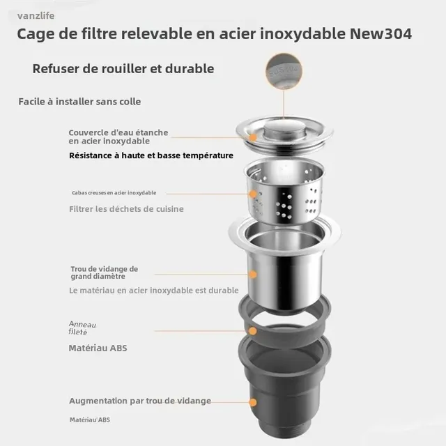 Ensemble d'Installation de Proximité d'Évier de Cuisine – vue 4