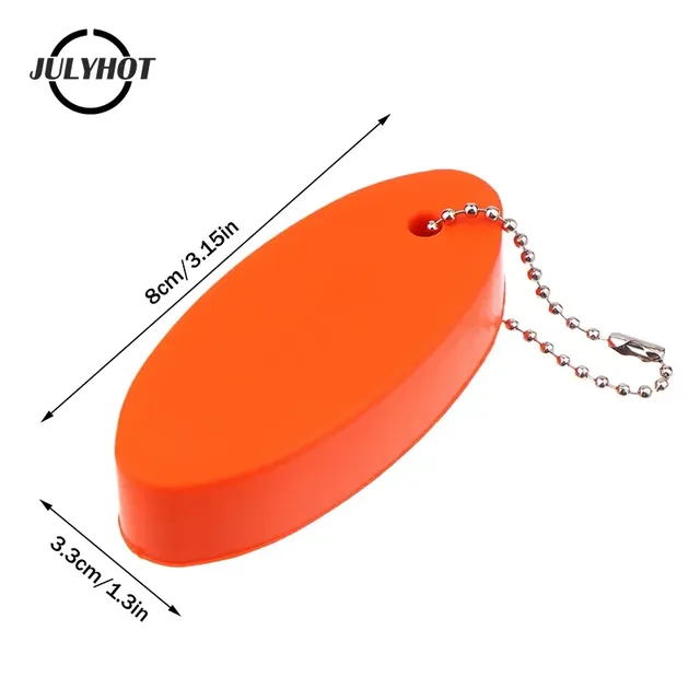 Porte-clés flottant ovale en mousse – vue 6