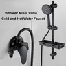 Robinet de douche noir – vue 4