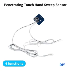 Interrupteur tactile variateur de balayage manuel 5-24V 3A 5CM pénétration pour bois verre acrylique 4 Modes bricolage 1-5 pièces pour armoire placard bureau LED