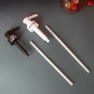 Distributeur de Sistresset Café, 1 Litre, Pompe à Sistress, Noir, Distributeur de Liquide pour SistressMonin, 10ml