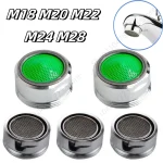 Buse de robinet économiseur d&rsquo;eau mâle 18/20/22/24/28mm, filetage remplaçable de cuisine, filtre bouche de robinet de salle de bains, pièces de barboteur