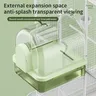 Les oiseaux utilisent des baignoires externes pour le… – vue 2