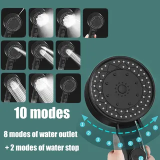 Pommeau de douche filtré à 10 pulvérisations