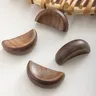 Poignée armoire bois massif hêtre noyer demi lune… – vue 3