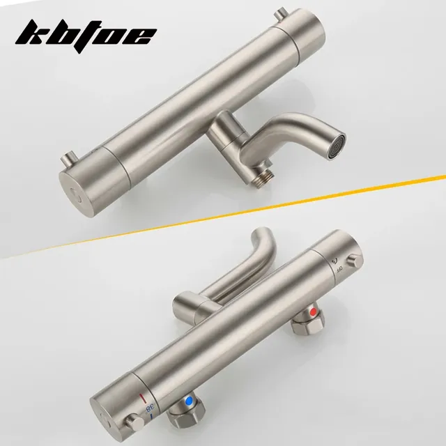 Ensemble de robinets thermostatiques de baignoire et de… – vue 7
