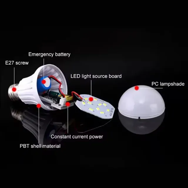 Ampoule LED intelligente secours batterie intégrée… – vue 5