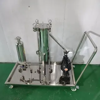 Filtre à sac sanitaire en acier inoxydable