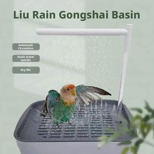 Baignoire automatique pour perroquets et oiseaux – vue 5