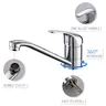 360 ° Robinet monotrou rotatif - Robinet d'évier de… – vue 3